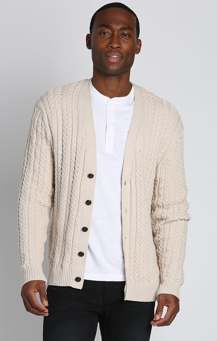 Cable Knit Cardigan – Mature