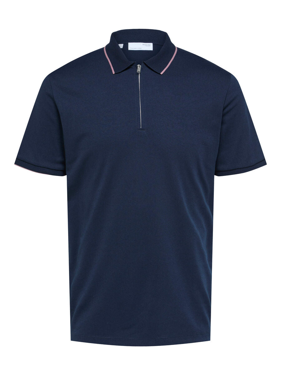 Zipped Polo Shirt