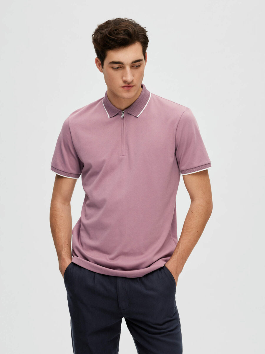 Zipped Polo Shirt