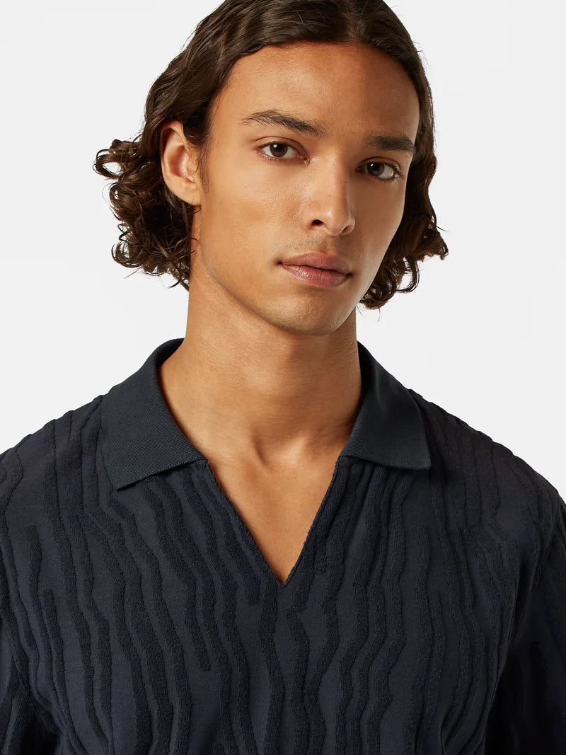 Jacquard Terry Polo
