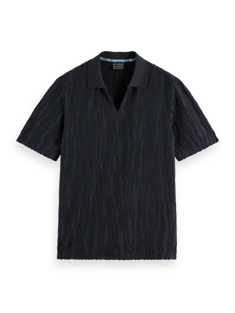 Jacquard Terry Polo