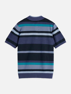 Azul Stripe Polo
