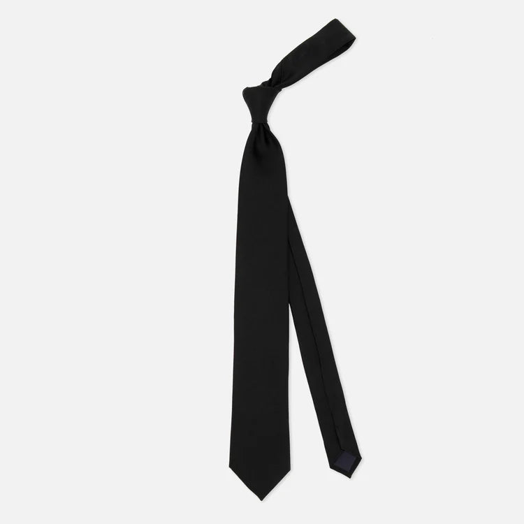 Satin Black Tie