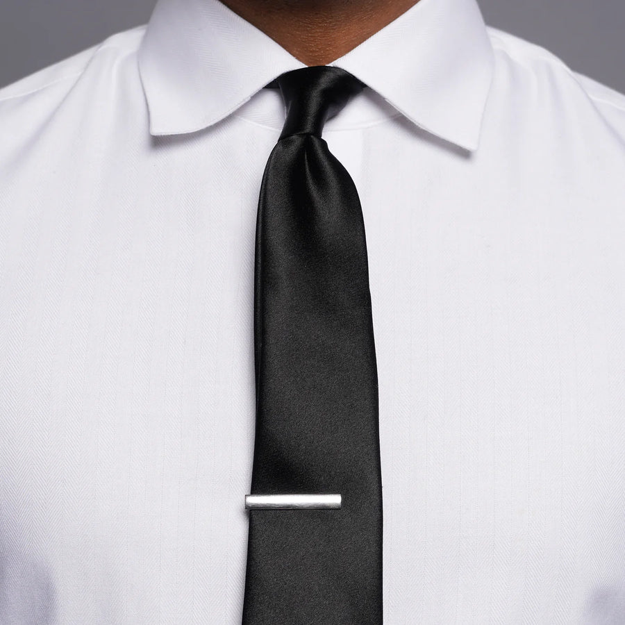 Satin Black Tie