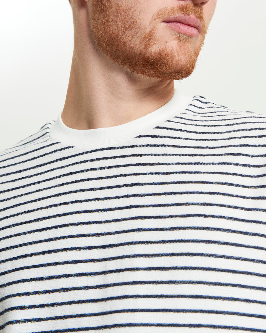 Knitted Stripped Crew