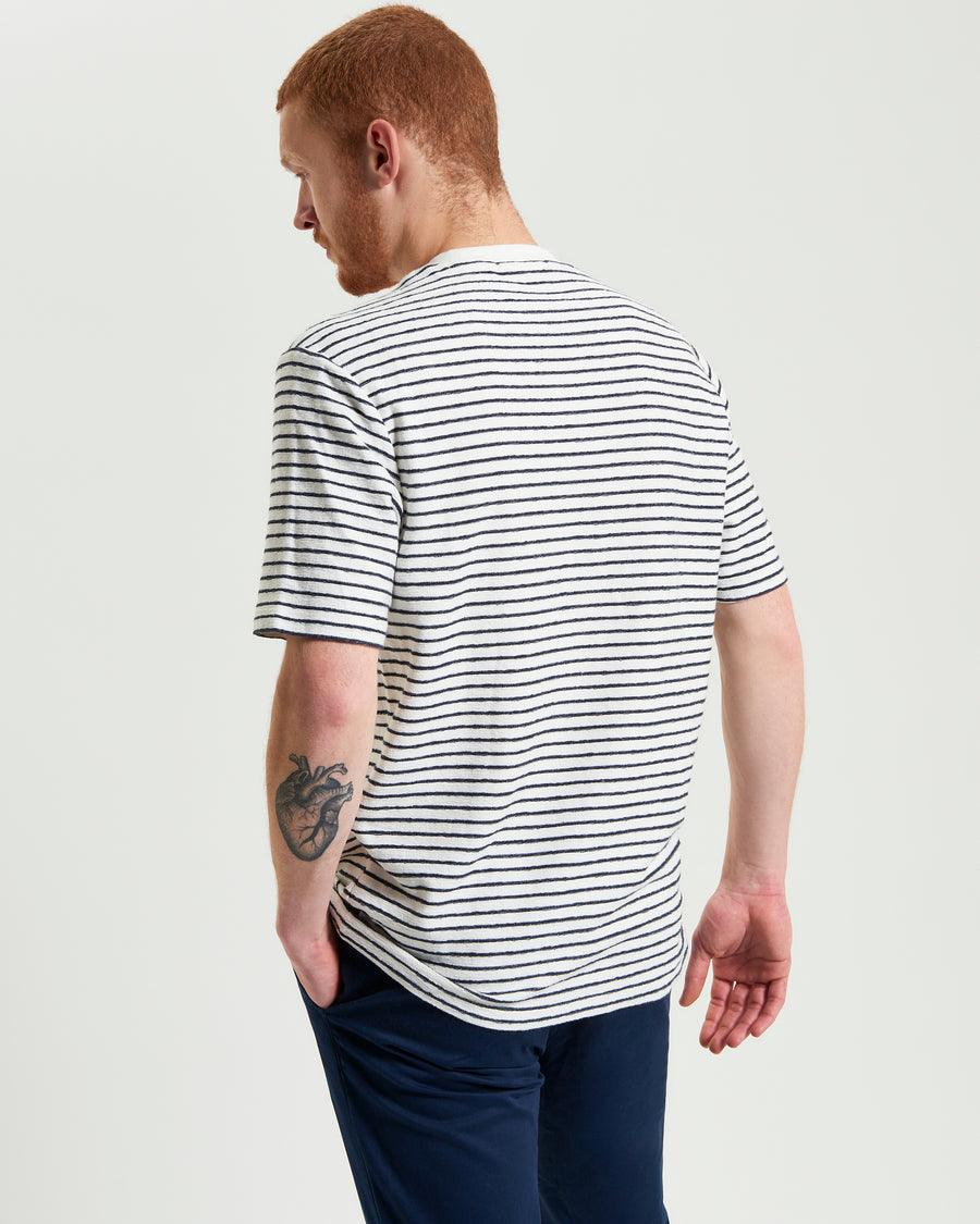 Knitted Stripped Crew