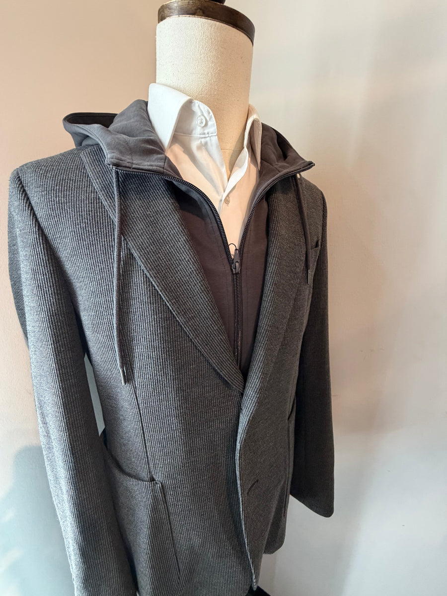 Slateshell Hoodie Blazer