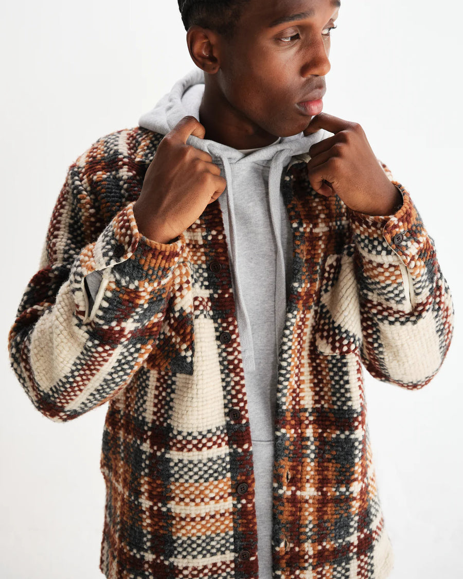 Wool Bobble Overshirt