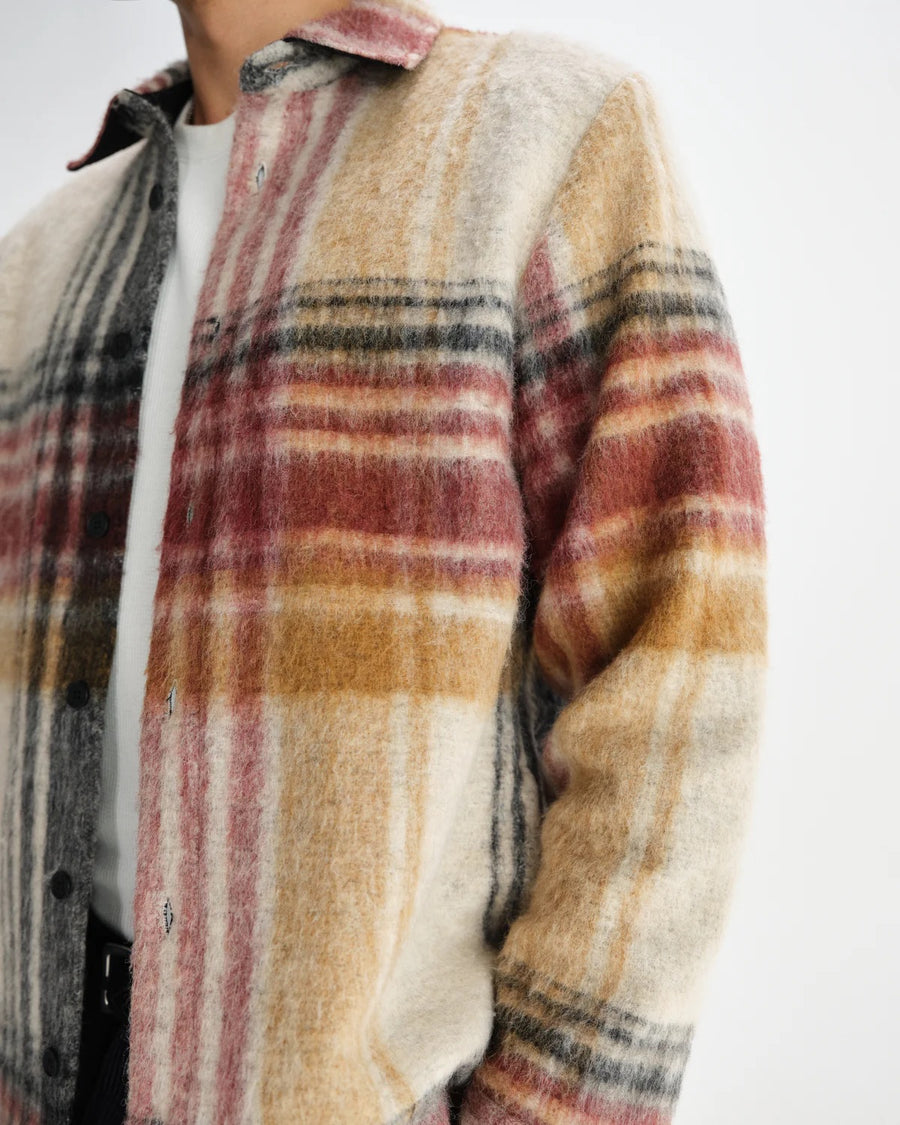 Nolan Check Wool Overshirt