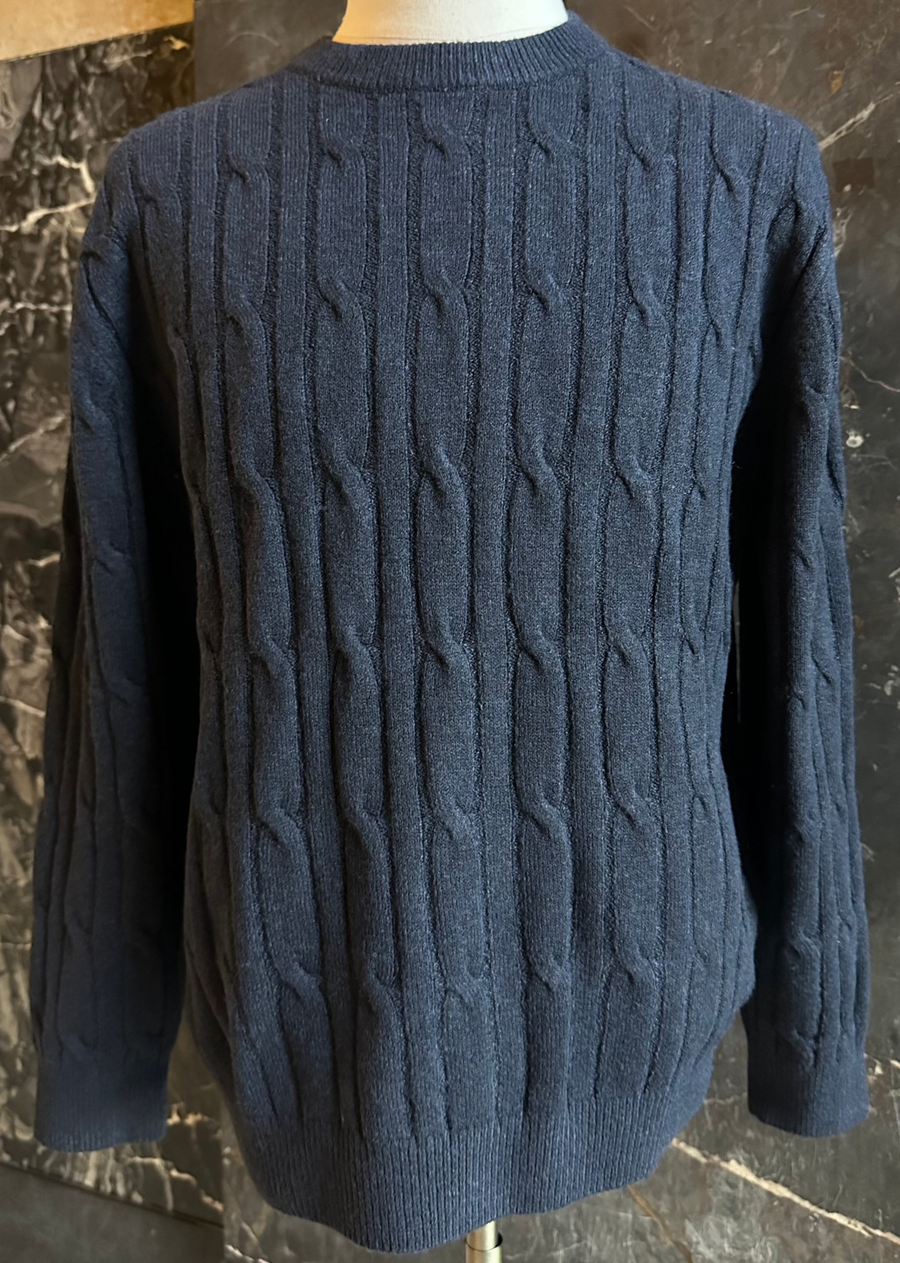 Cable Knit - Navy
