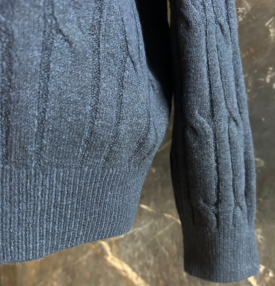 Cable Knit - Navy