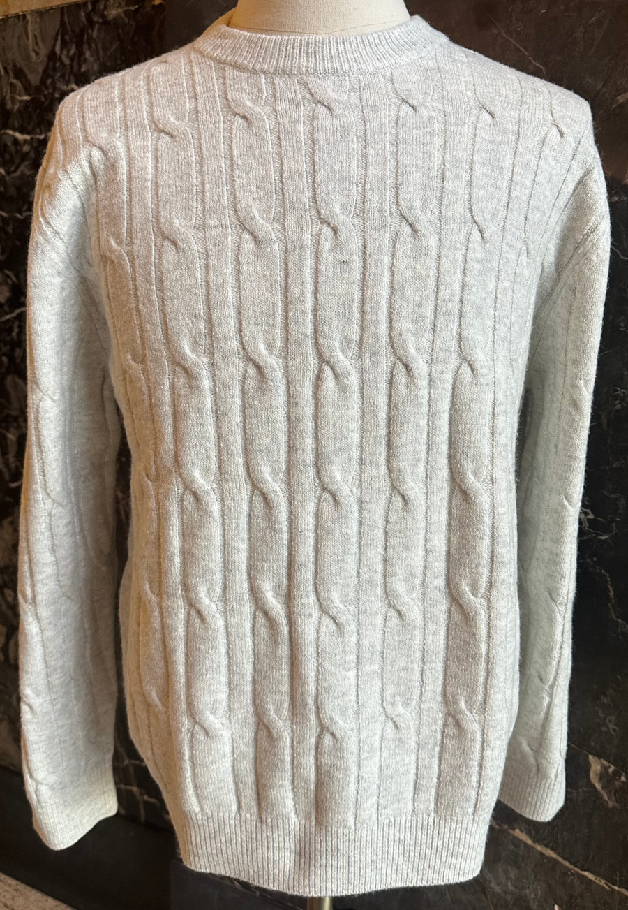 Cable Knit - Light Grey