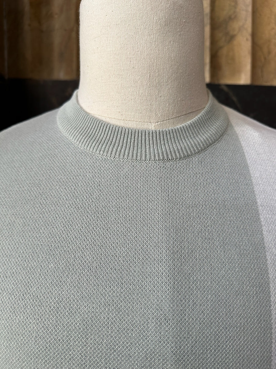 Mint Color Block Knit