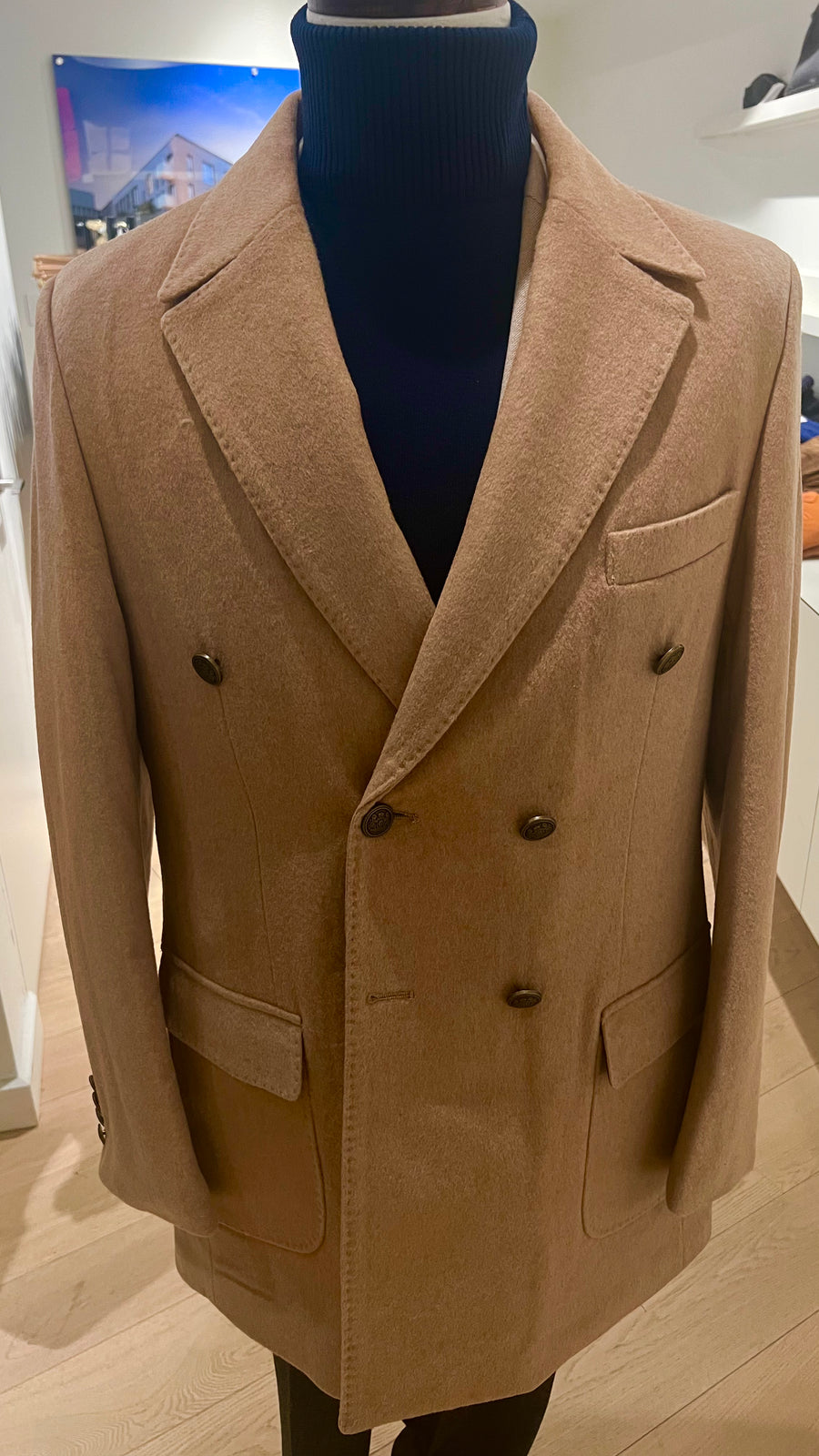 Camel Santo DB Coat