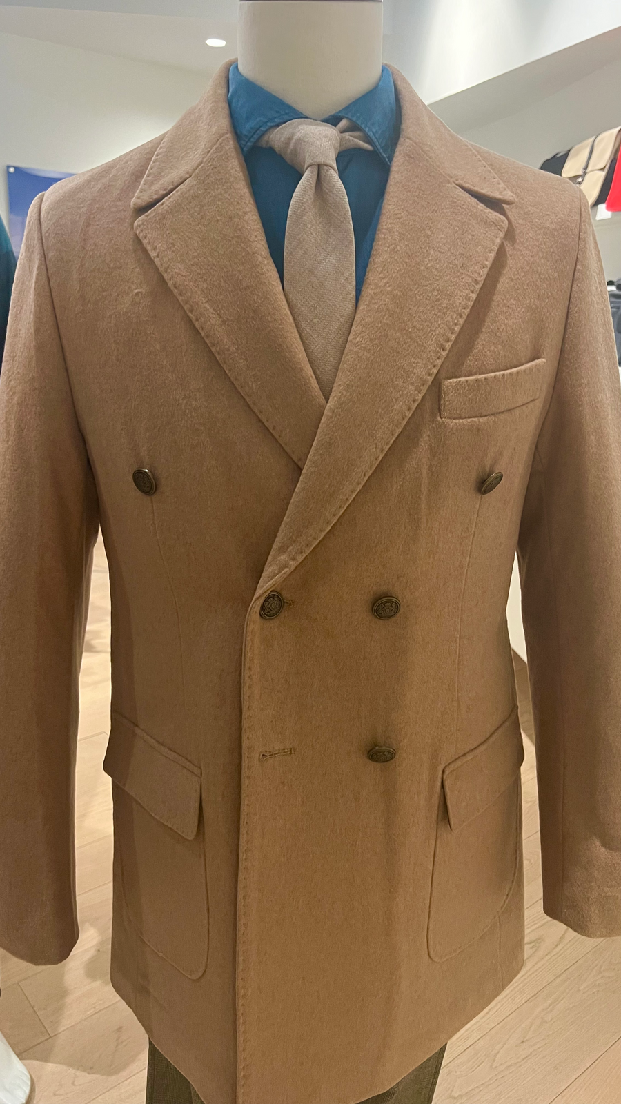 Camel Santo DB Coat