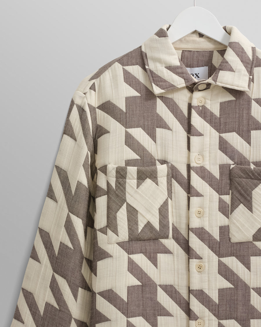 Houndstooth Quilt Overshirt