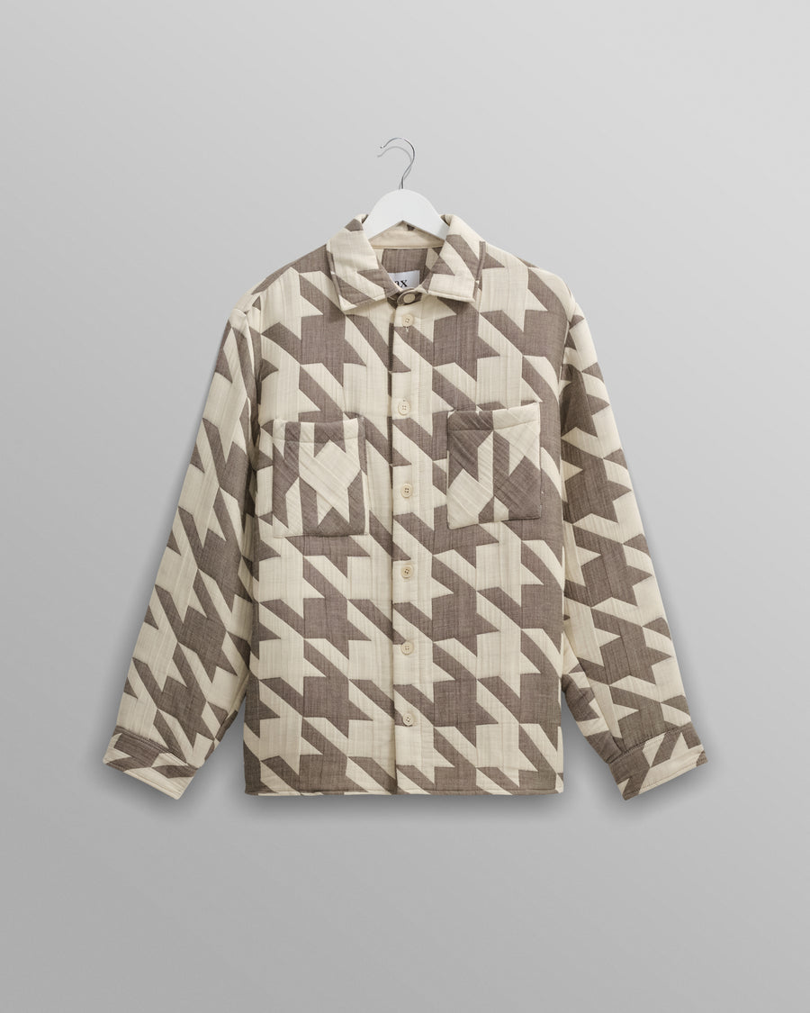 Houndstooth Quilt Overshirt