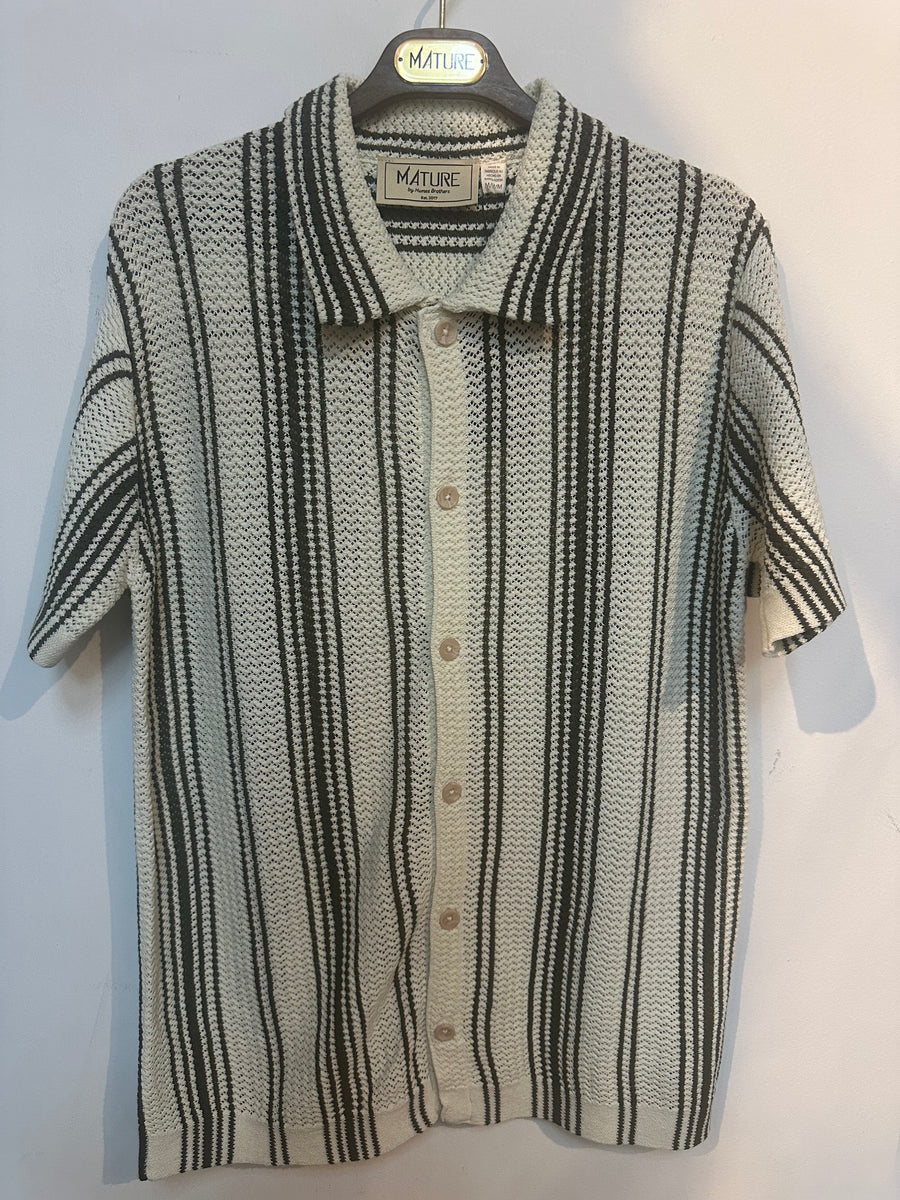 Vertical Stripe Cardigan