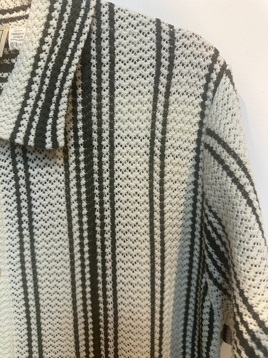 Vertical Stripe Cardigan