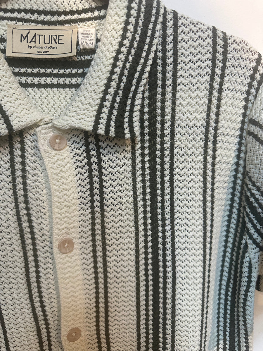 Vertical Stripe Cardigan