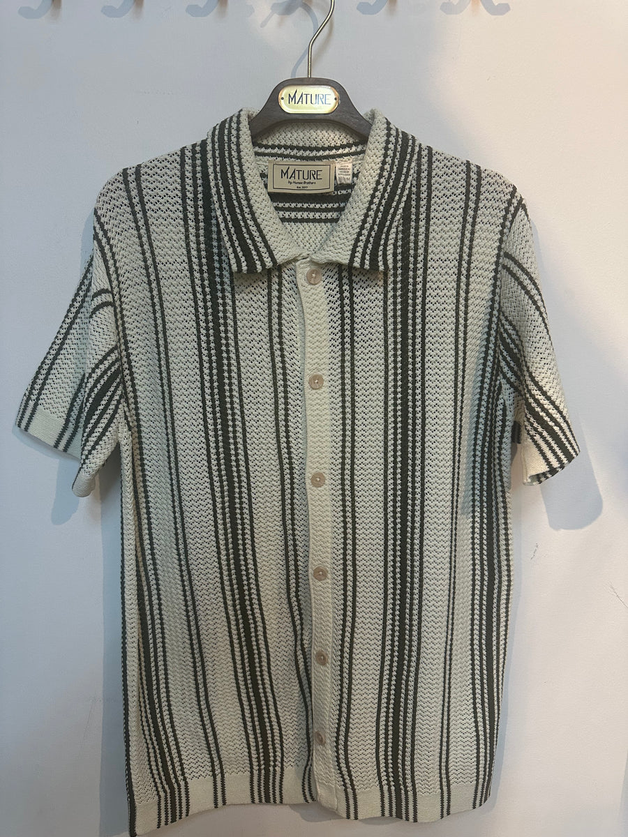 Vertical Stripe Cardigan