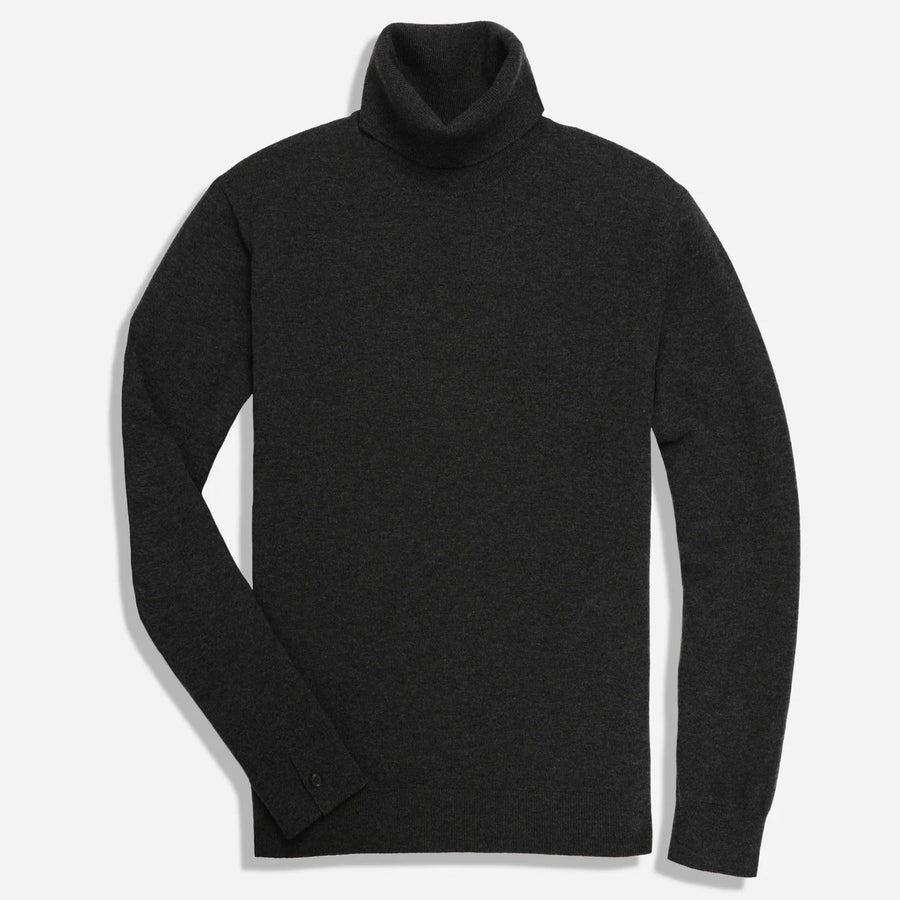 French Cuff Merino Rollneck Sweater