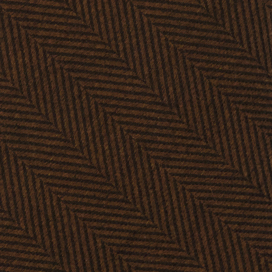 Herringbone Brown Tie