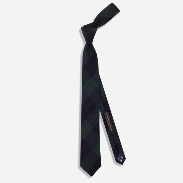 Barberis Wool Fuori Green Tie