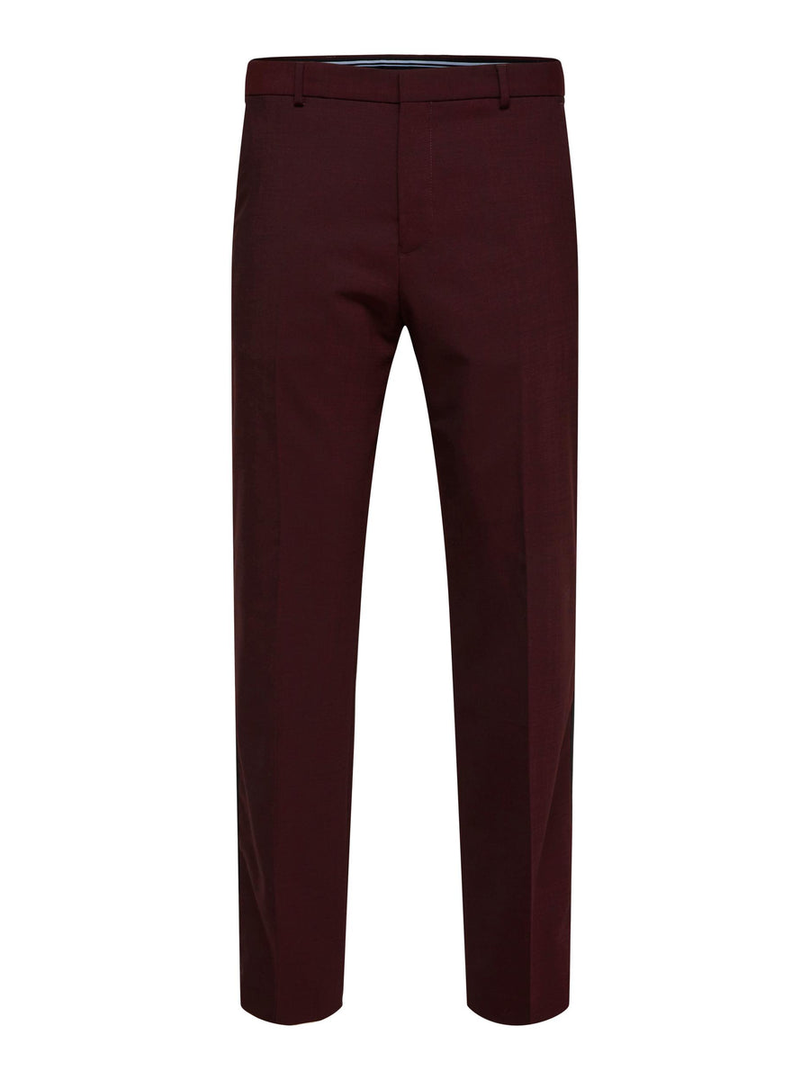 Burgundy Tux Trousers