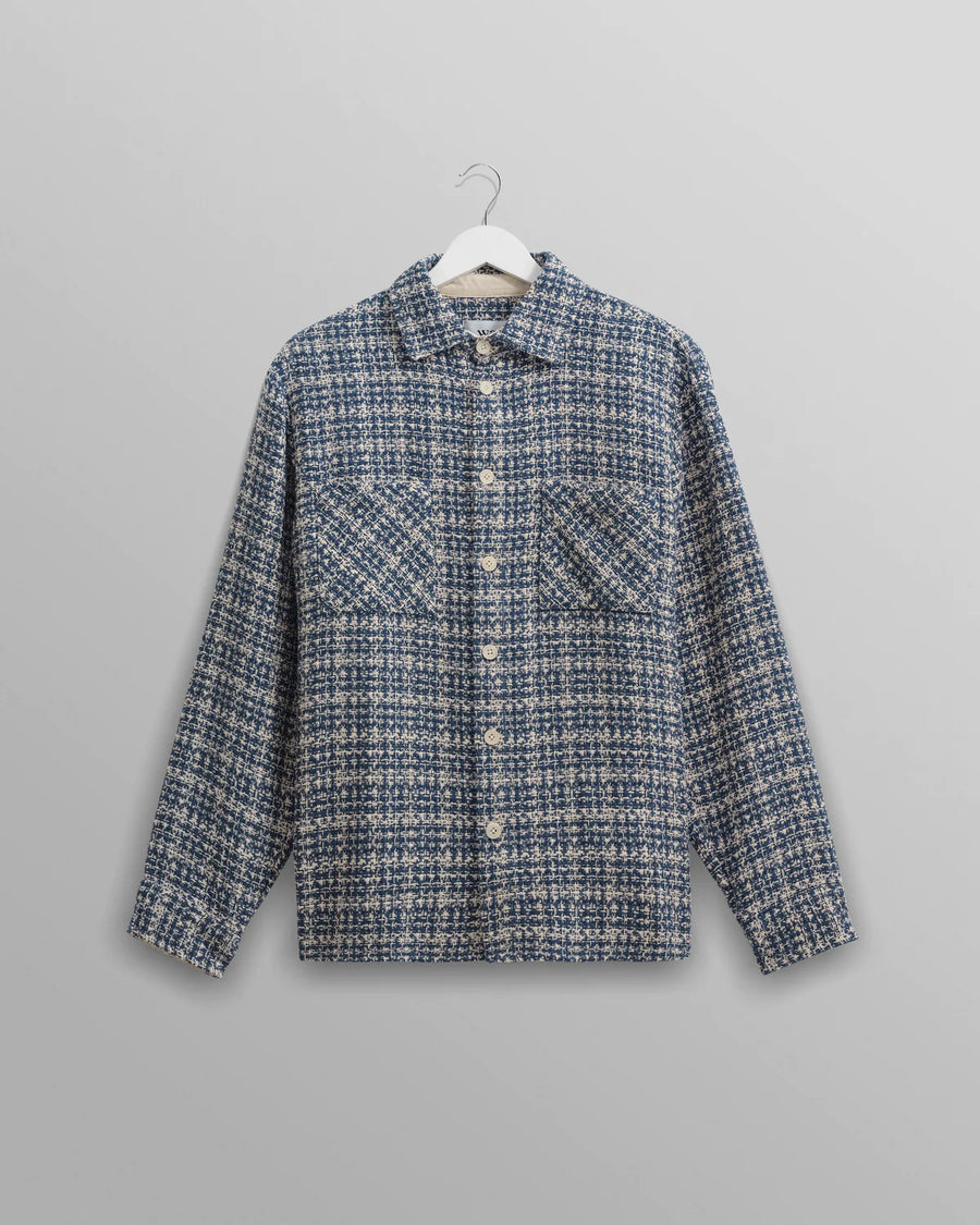 Whiting Overshirt Blue Mercer Check