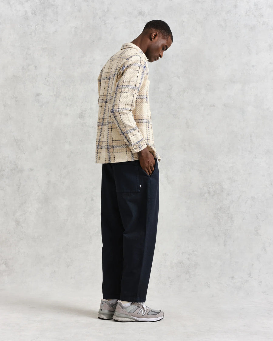 Whiting Overshirt Ecru/Blue Earl Check