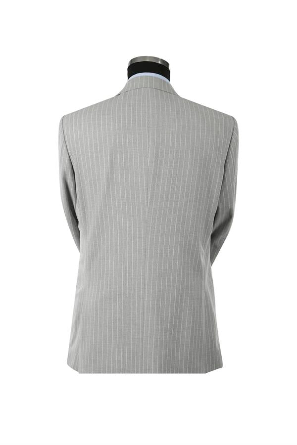 Grey/White Pinstripe Suit