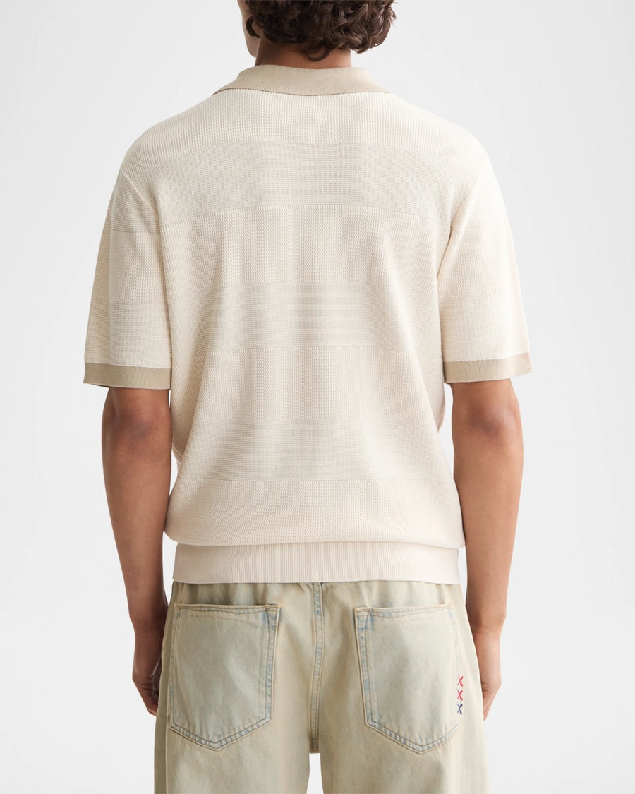 Neutral Knit Polo