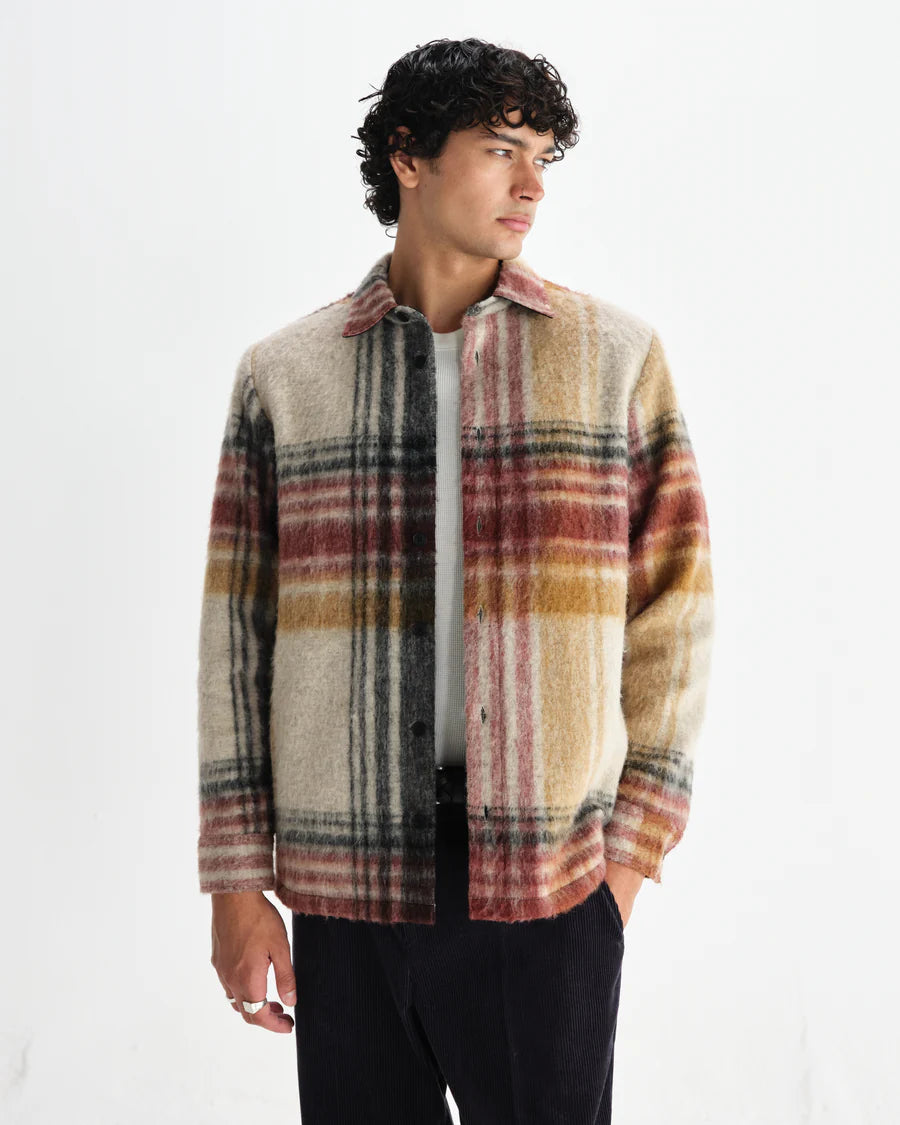Nolan Check Wool Overshirt