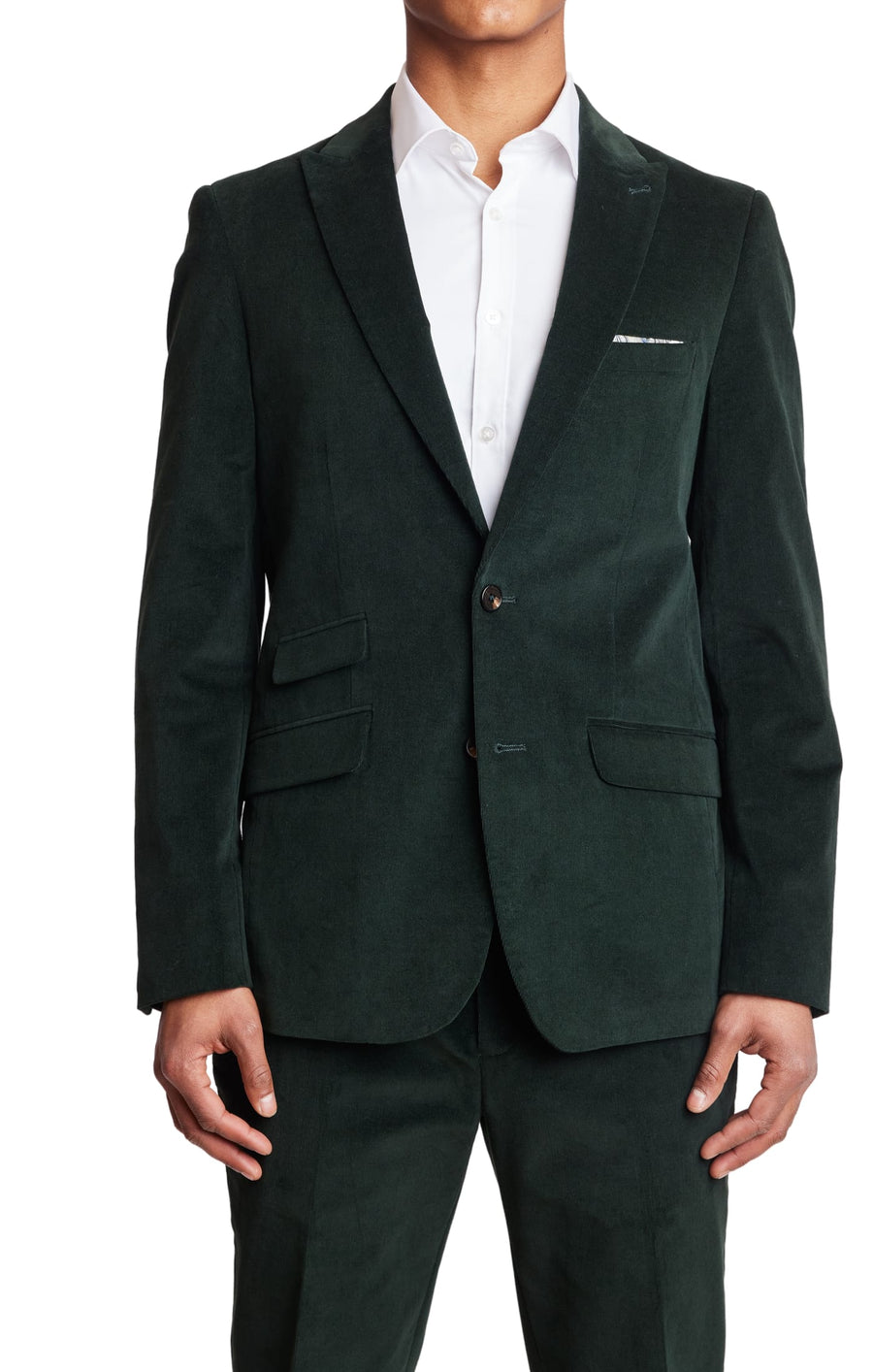Evergreen Cord Blazer