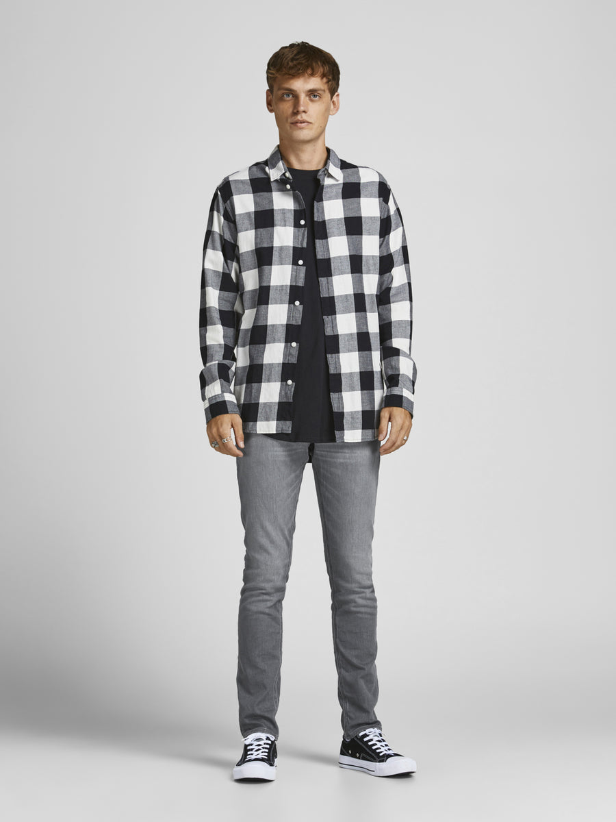 Solid Grey Denim