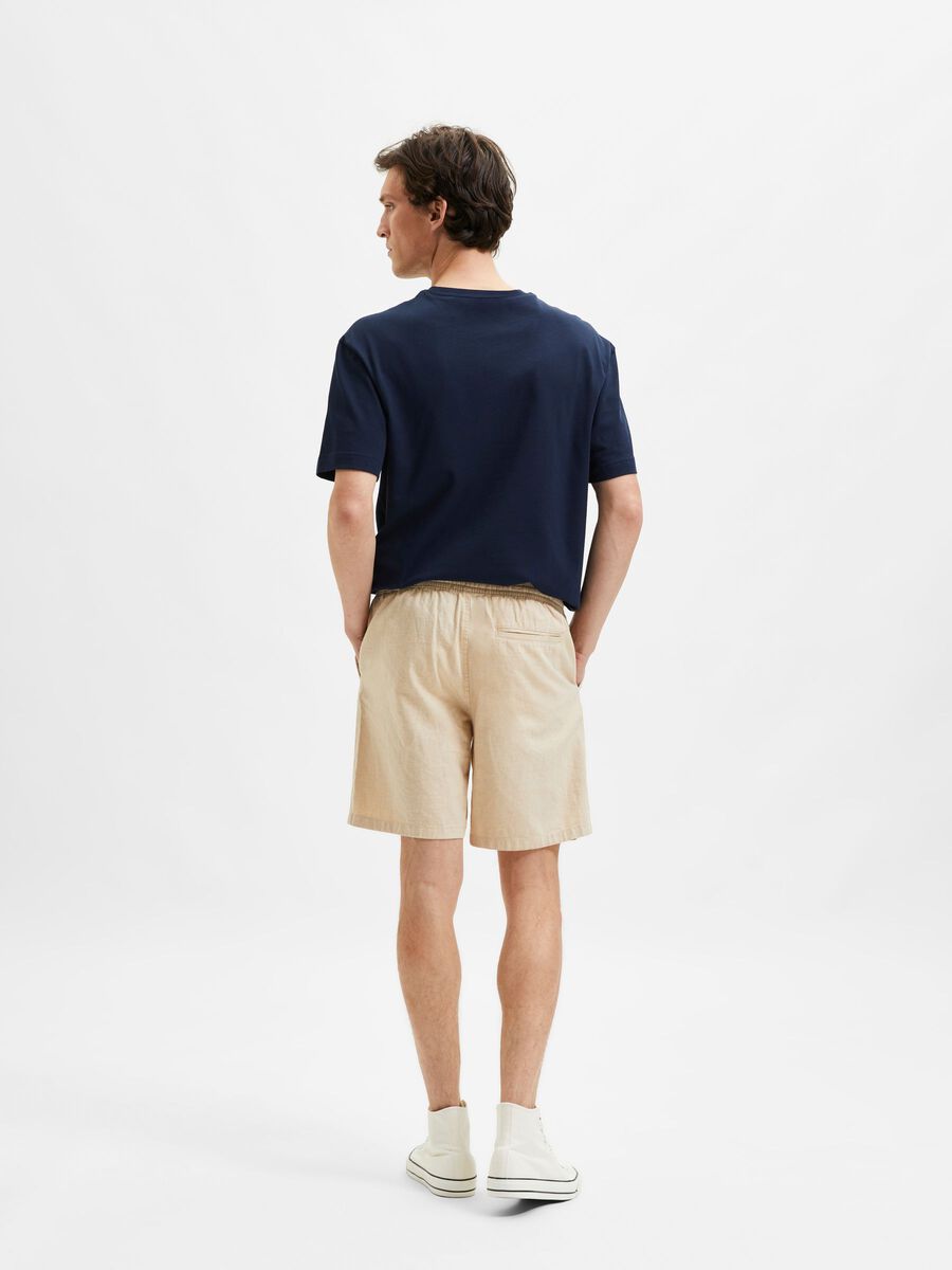 Linen Blend Shorts