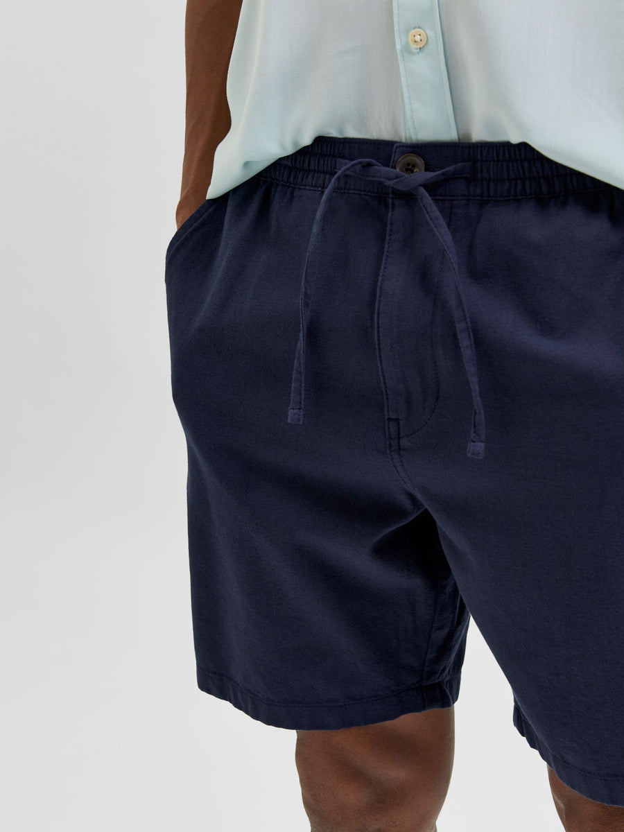 Linen Blend Shorts