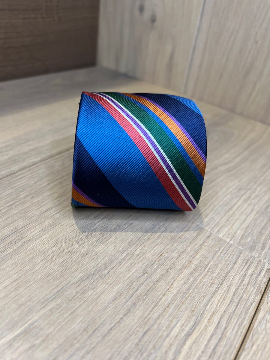 Multi Stripe Necktie