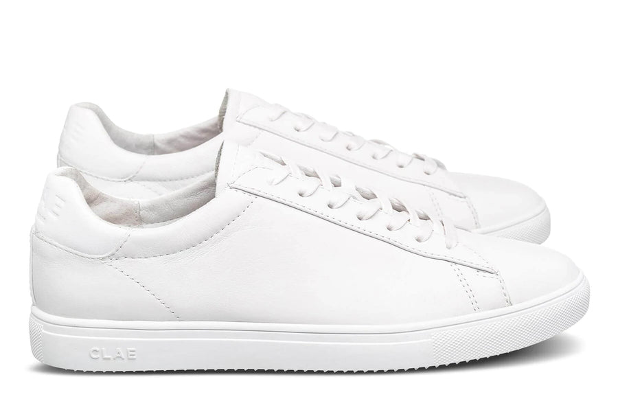 Triple White Leather