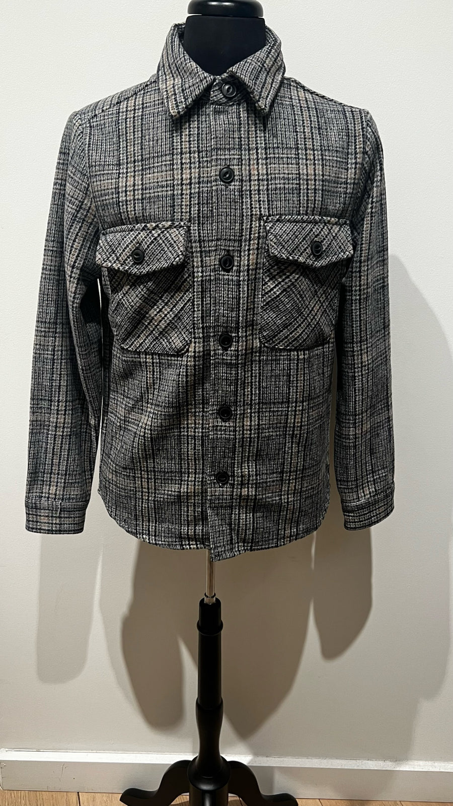 Grey Plaid Jacket