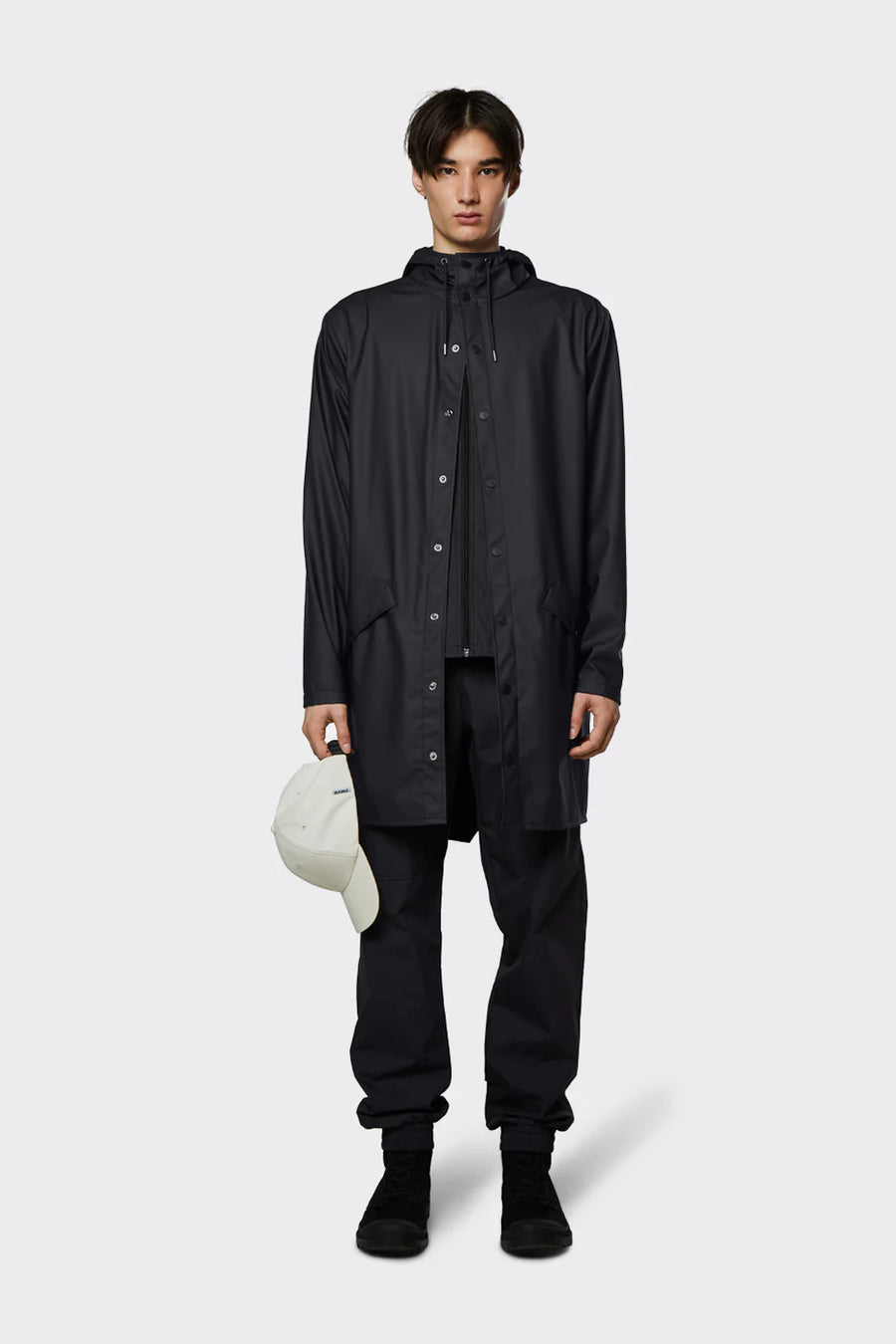 Rains curve jacket shop black