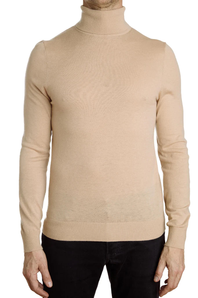 Cream Classic Turtleneck