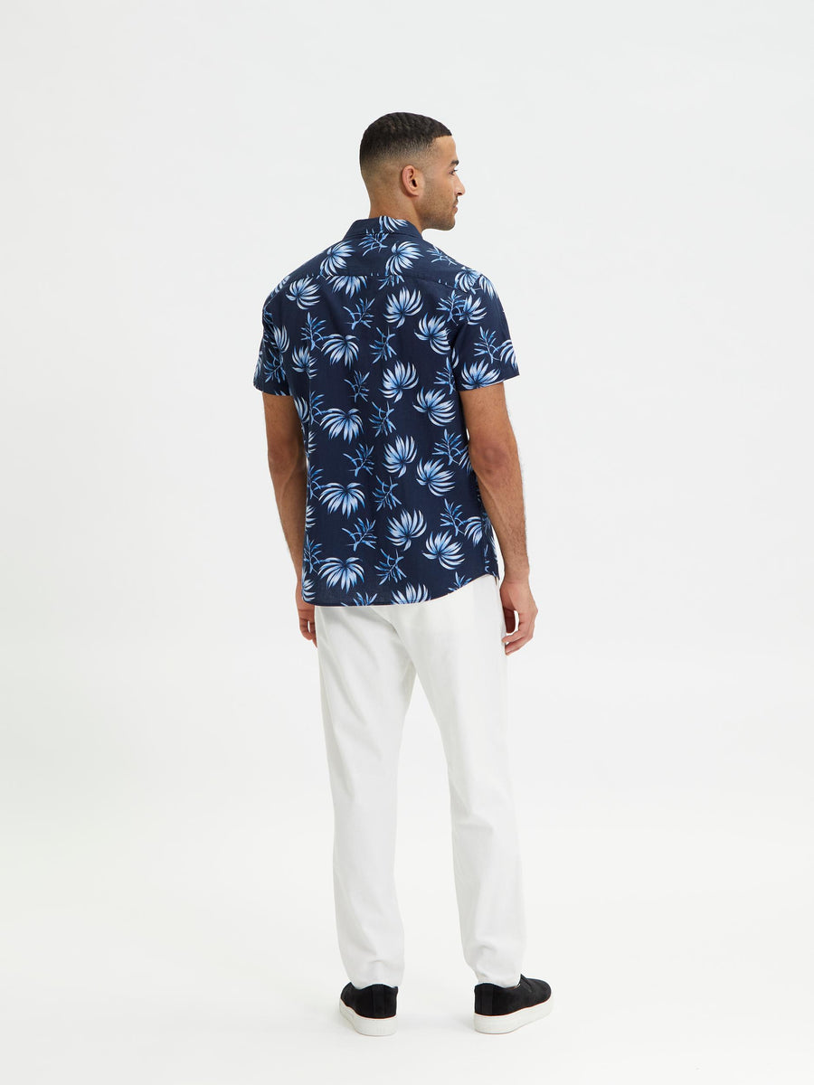 Leaf Linen Shirt