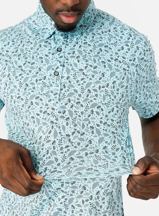Mint Pima Polo