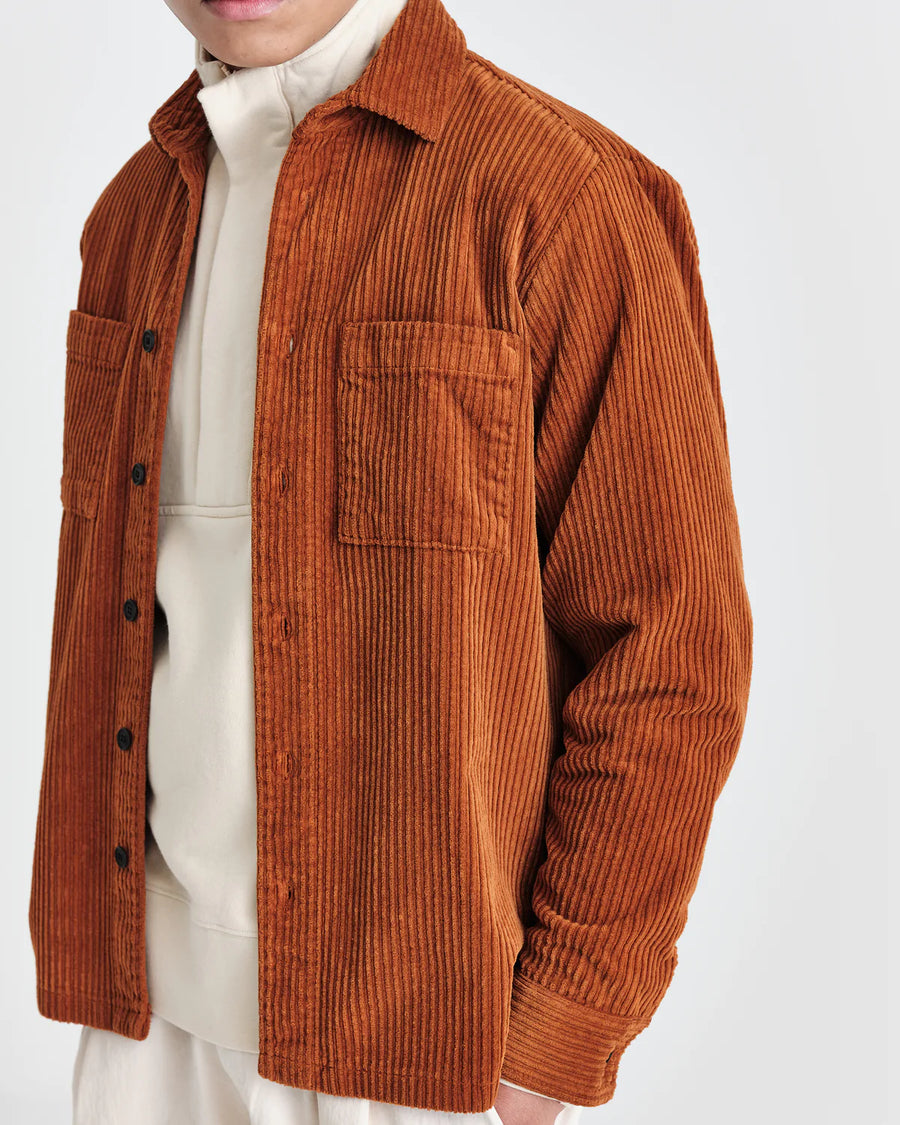 Caramel Cord Overshirt