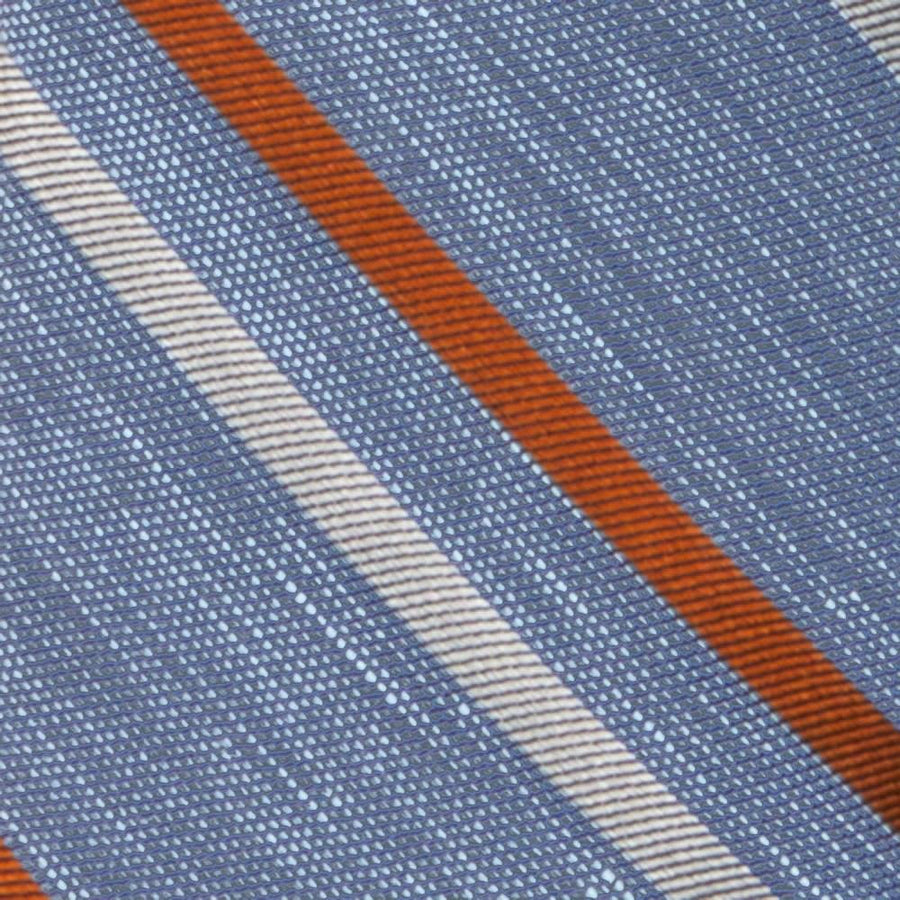 Dual Stripe Tie- Light Blue