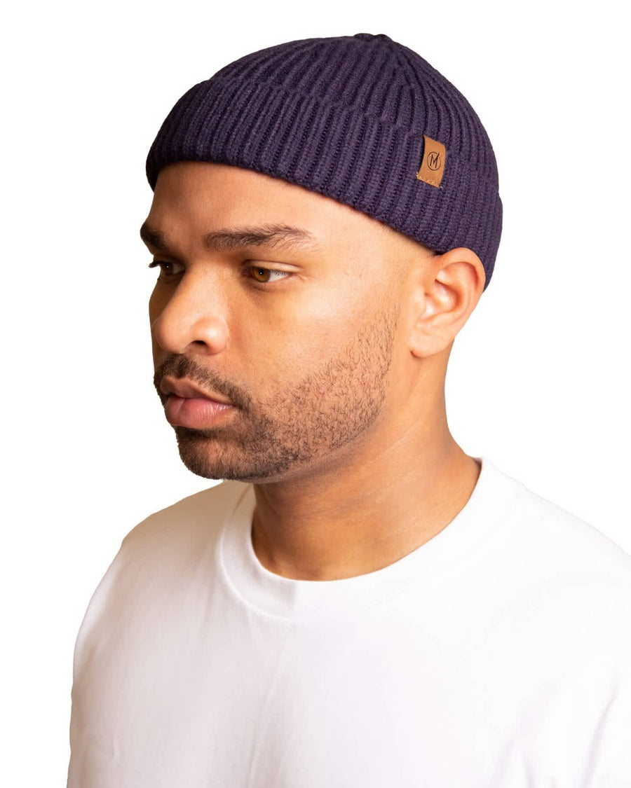 Mature Short Roll Beanie