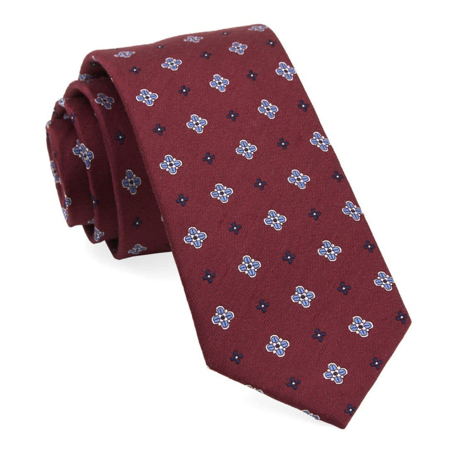 Harbor Classic Tie - Burgundy