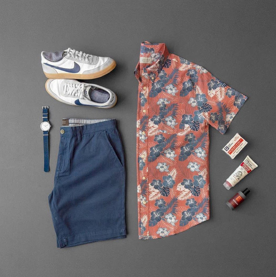 Blue Chino Short
